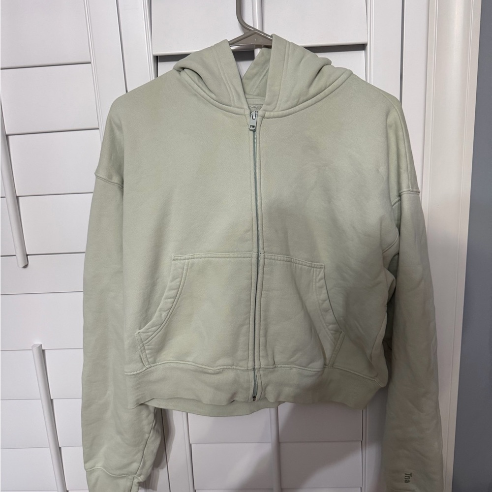 TNA Mint Green Cozy Fleece Hoodie